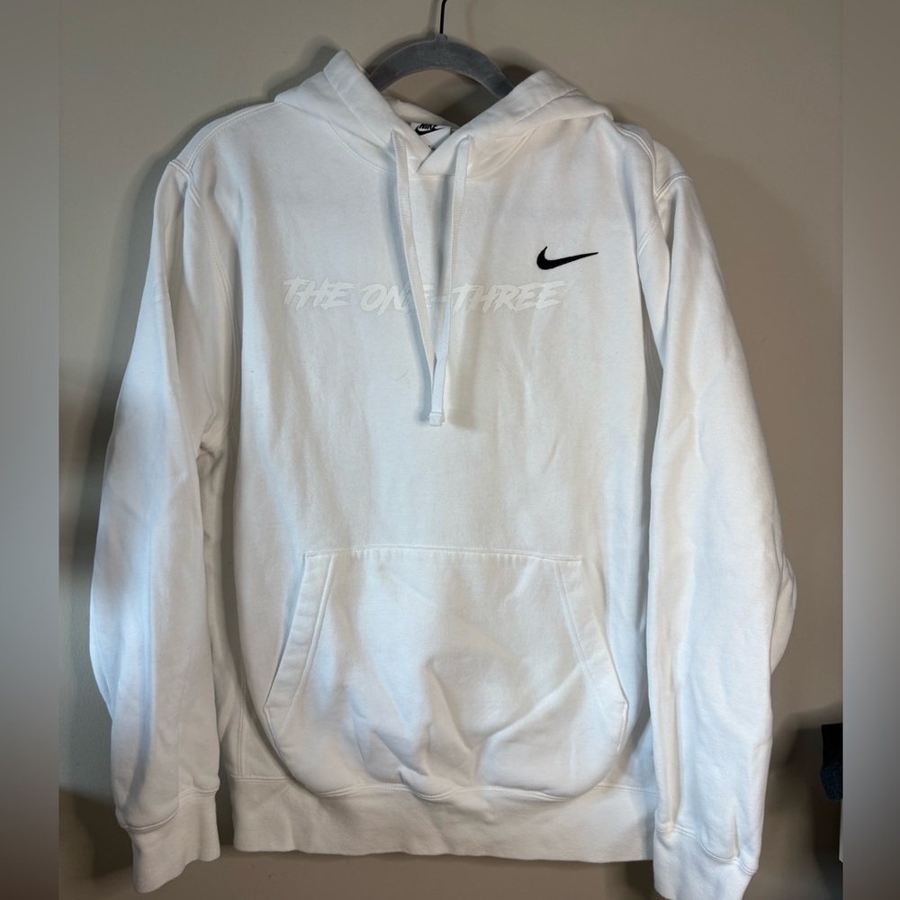 Nike The One Three White Men's Pullover Hoodie size M